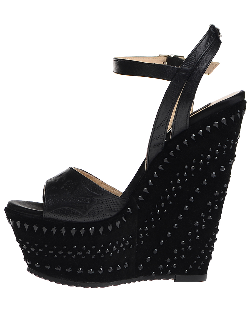 черные Босоножки John Richmond 5883_black размер - 39