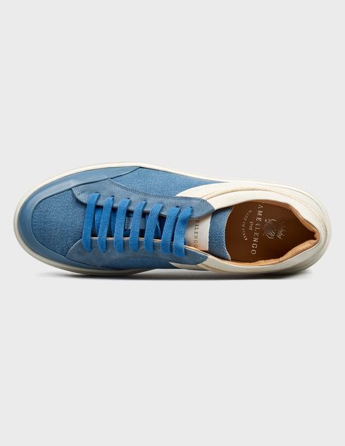 голубые мужские Кеды Camerlengo Z16486OXFORD735-jeans_blue 12494 грн