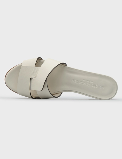 белые женские Шлепанцы Sergio Levantesi aria6_white 16900 грн