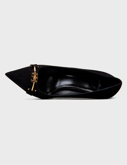 женские черные замшевые Туфли Elisabetta Franchi SA-52L-41E2-V480-110 - фото-5