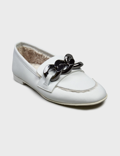 белые Лоферы Casadei 262_white