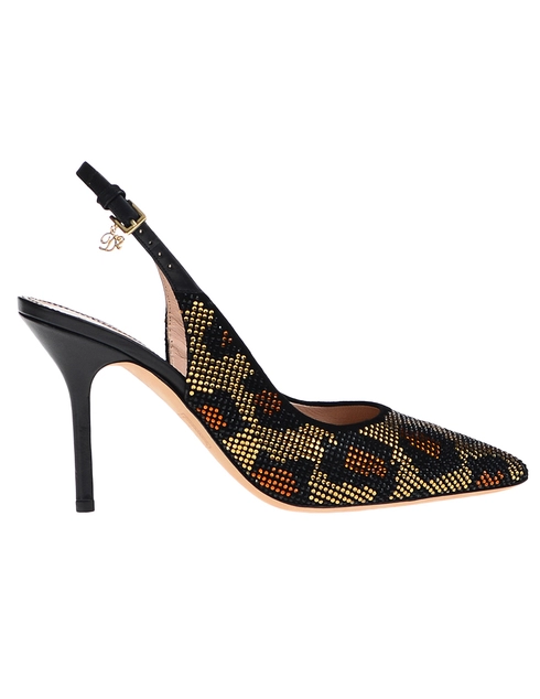 женские принт Босоножки Dsquared2 505_multi - фото-2