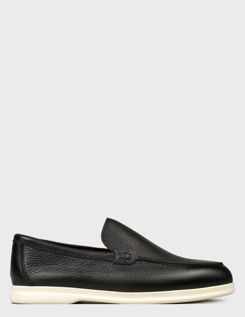 мужские черные кожаные Туфли Doucal'S 2814_black - фото-5