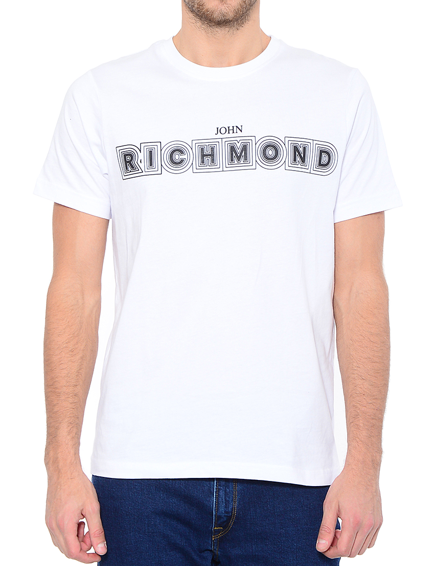 Мужская футболка JOHN RICHMOND RMA17005TS-W0019_white