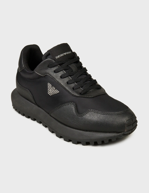 черные Кроссовки Emporio Armani 630-001_black