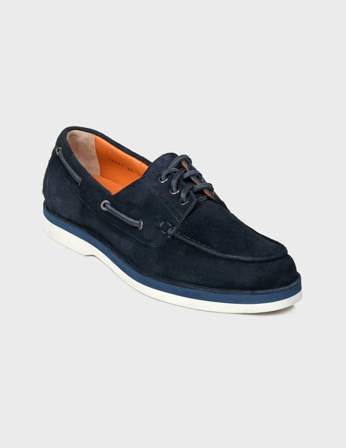 синие Мокасины Santoni MGYG16511IQ1EUEEU55-blue
