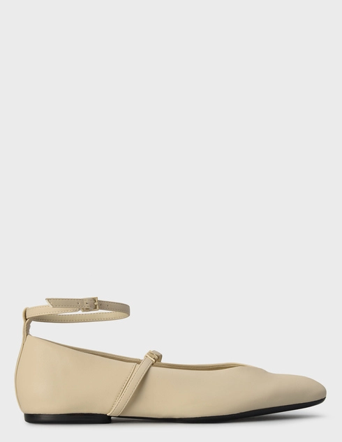 женские бежевые  Балетки Armani Exchange XDD004XV841-01819_beige - фото-5