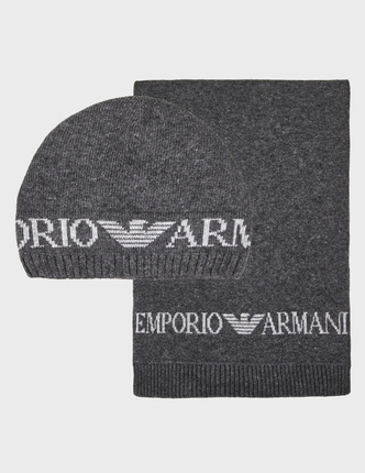 EMPORIO ARMANI набор шапка и шарф