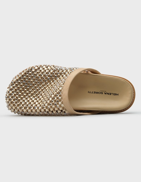 бежевые женские Шлепанцы Helena Soretti AGR-Orsola-2602-oro_beige 12900 грн
