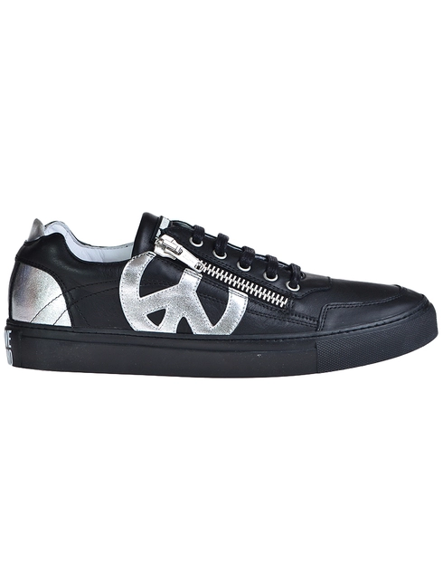 мужские черные Кеды Love Moschino AGR-75053_black - фото-2