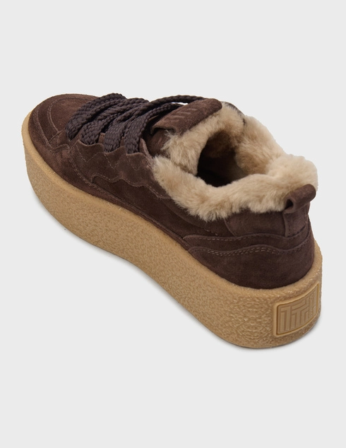 женские коричневые Кеды Kennel & Schmenger 26620_brown - фото-2