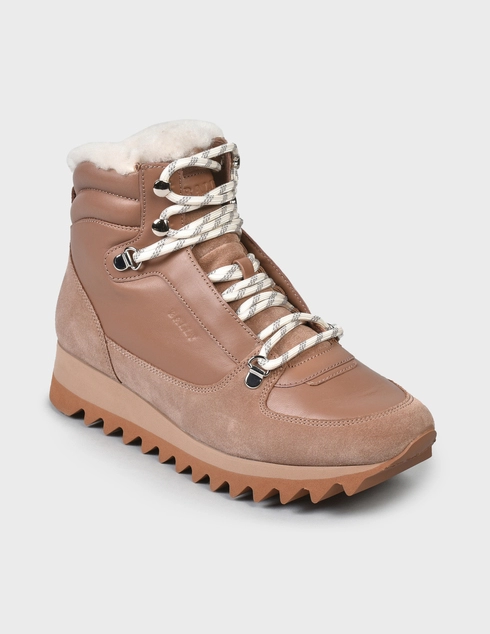 бежевые Ботинки Bally SGAYE-FUR-SHARK-77610-beige