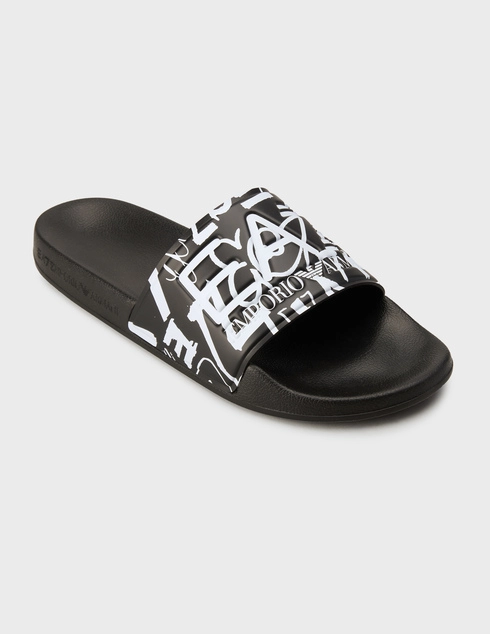 черные Шлепанцы Ea7 Emporio Armani 7X000108AF15118MC136_black