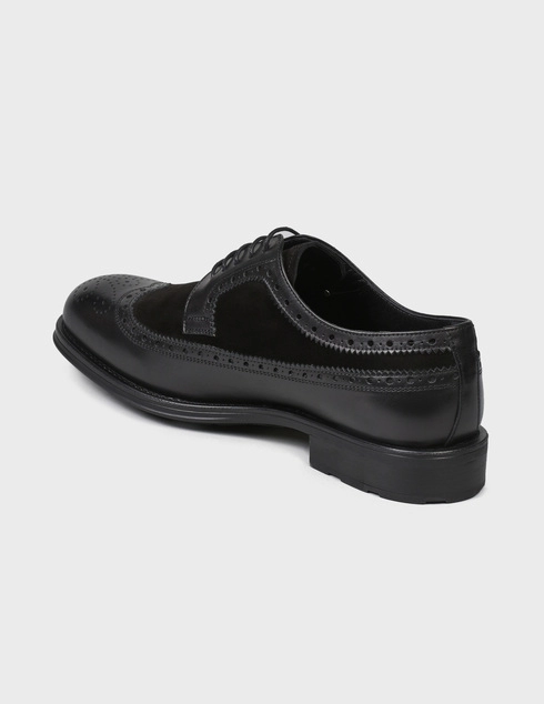 мужские черные Дерби Roberto Serpentini RSHO53810NERO-black - фото-2