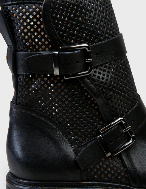 женские черные кожаные Ботинки Fru.It 6842-black - фото-5