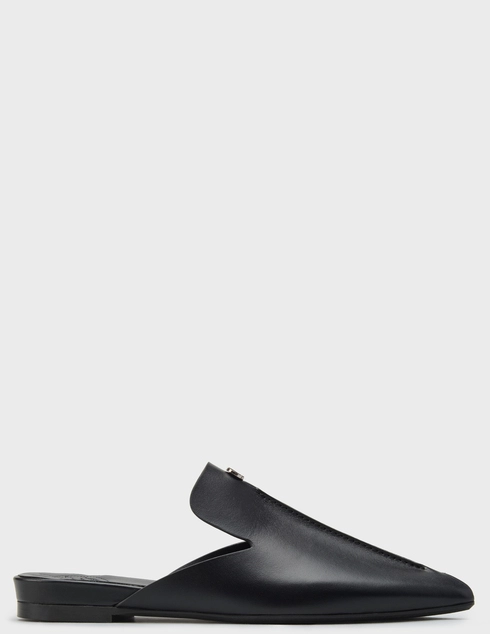 женские черные кожаные Шлепанцы Iceberg 2364_black - фото-5