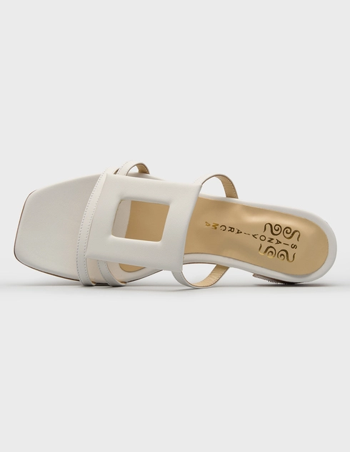 белые женские Шлепанцы SIANO VIA ROMA 134_white 8400 грн