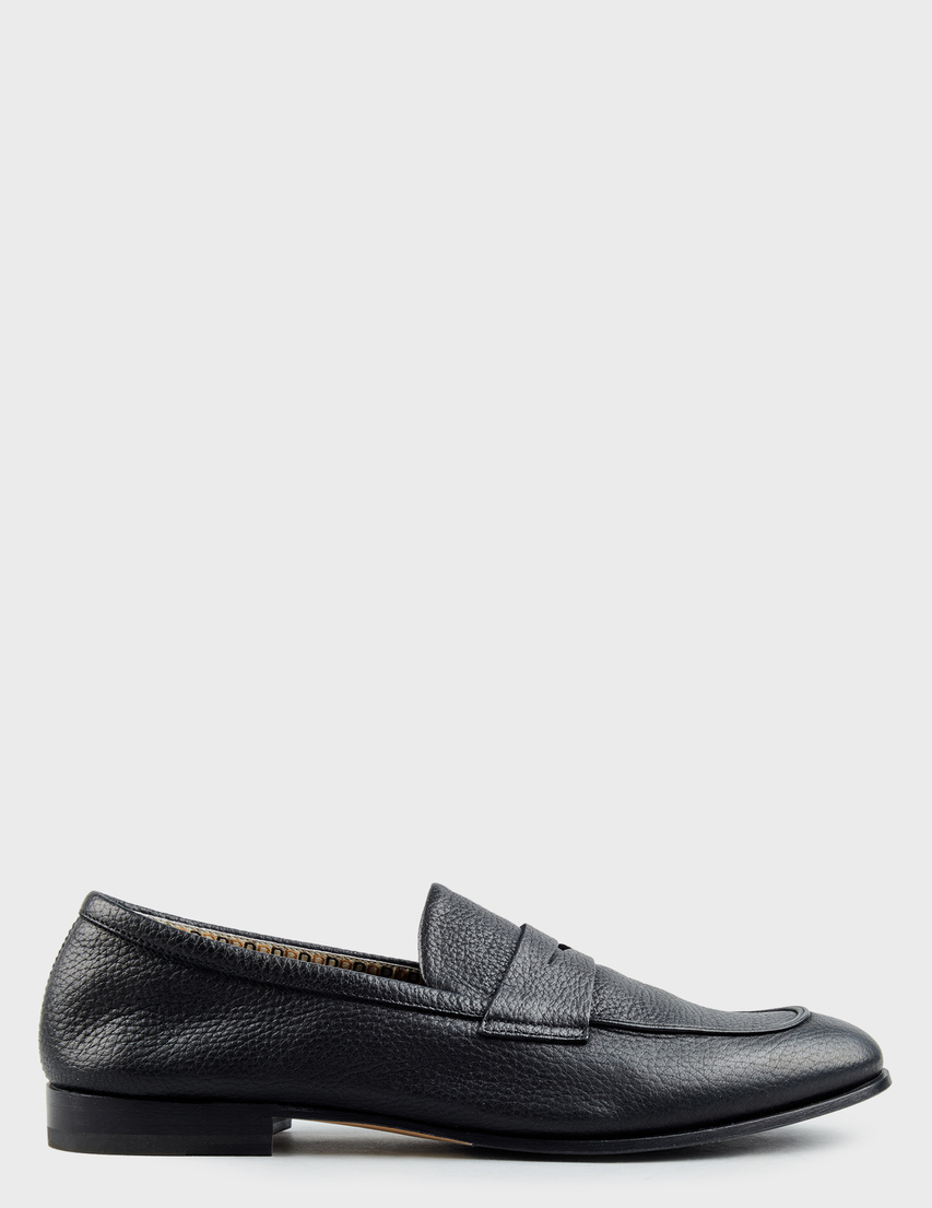 мужские черные кожаные Лоферы Fratelli Rossetti 51870_black - фото-5