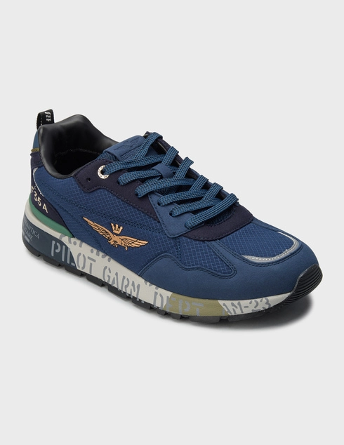 синие Кроссовки Aeronautica Militare 04249_blue