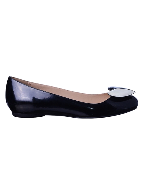 женские черные Балетки Love Moschino JA11010GOUJC100C - фото-2