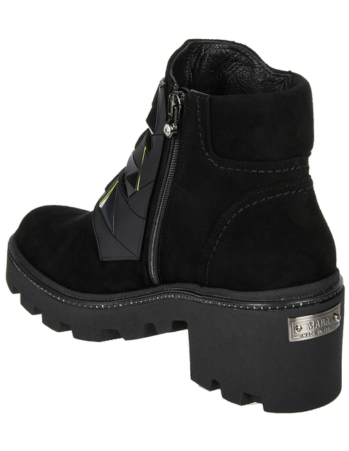 женские черные Ботинки Mara 161-З-GOM-black - фото-2