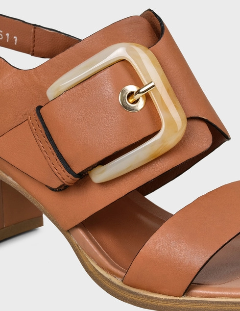 женские коричневые кожаные Босоножки Bruno Premi BZ1001X-brown - фото-5