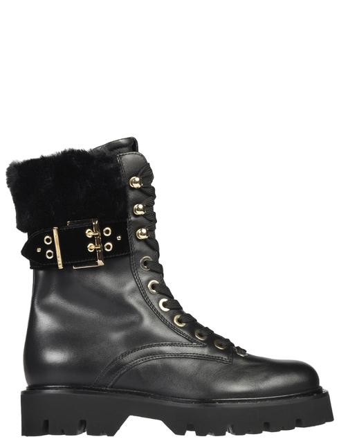 женские черные кожаные Ботинки 4US Cesare Paciotti D11BTCZ_black - фото-5
