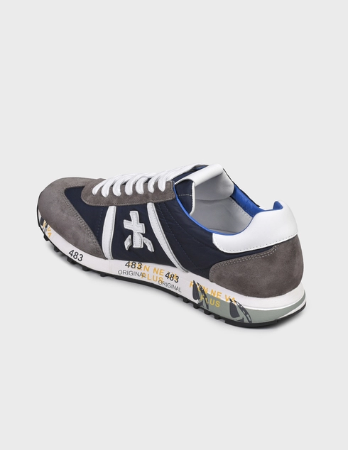 мужские синие Кроссовки Premiata 600E_blue - фото-2