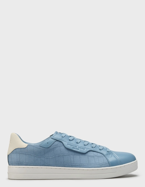 мужские голубые замшевые Кеды Michael Kors 42S6KEFS3L_blue - фото-5