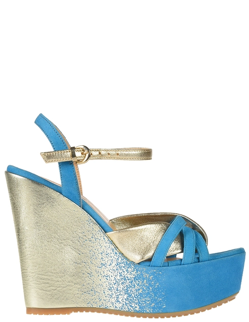 женские голубые замшевые Босоножки Donna Piu 51141_blue - фото-5