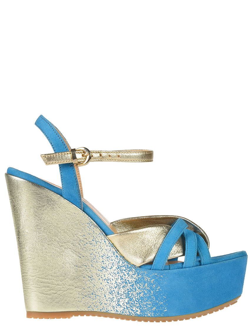 женские голубые замшевые Босоножки Donna Piu 51141_blue - фото-5