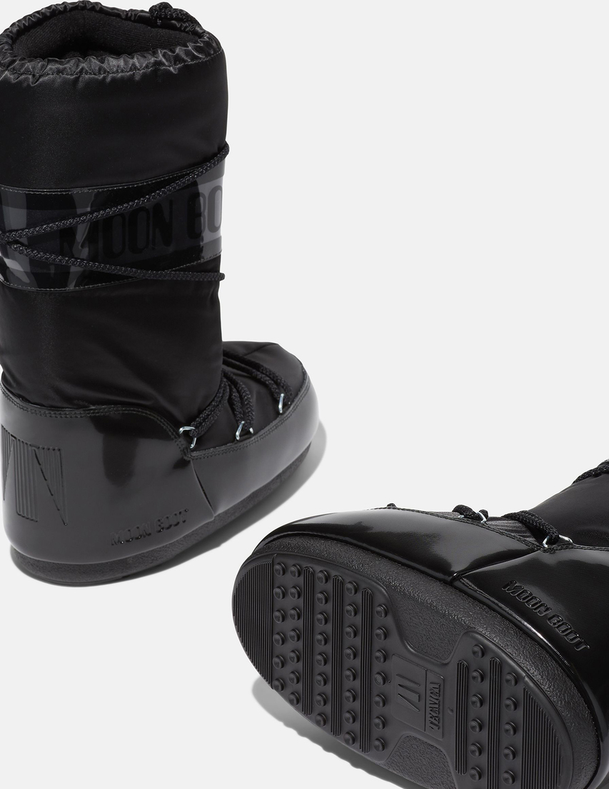 женские черные Сапоги Moon Boot ws211_black - фото-2