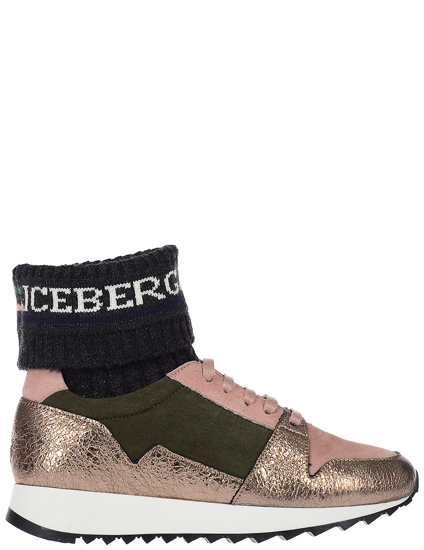 Женские кроссовки Iceberg 1103-gold-roza_multi