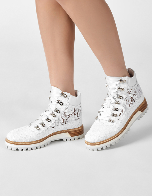 белые Ботинки Le Silla 497-white