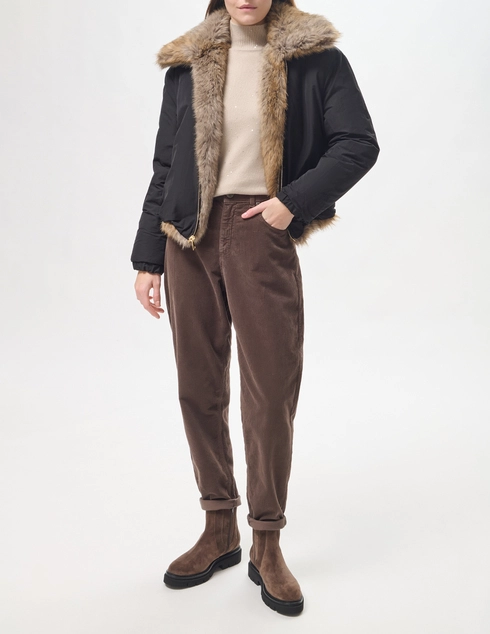 Icona LE008-fur-revers_brown фото-2