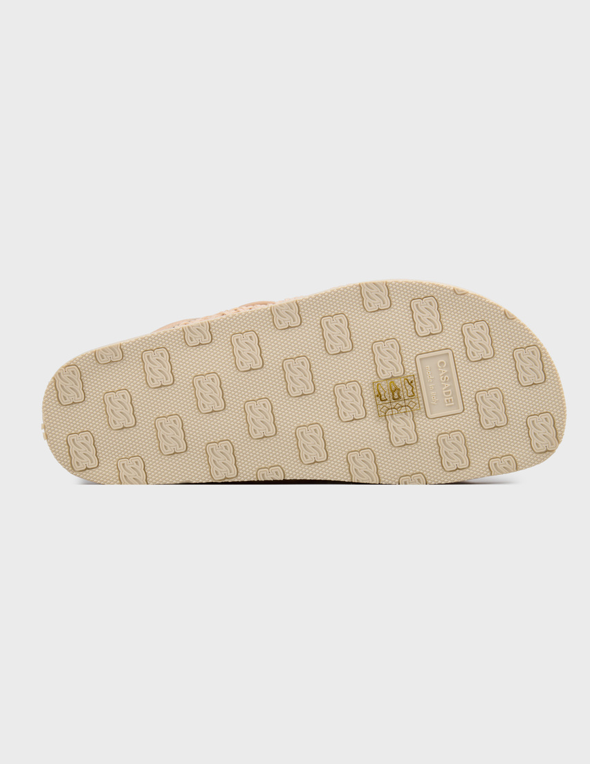 бежевые Шлепанцы Casadei 2791_beige размер - 36; 37.5; 38; 38.5; 39