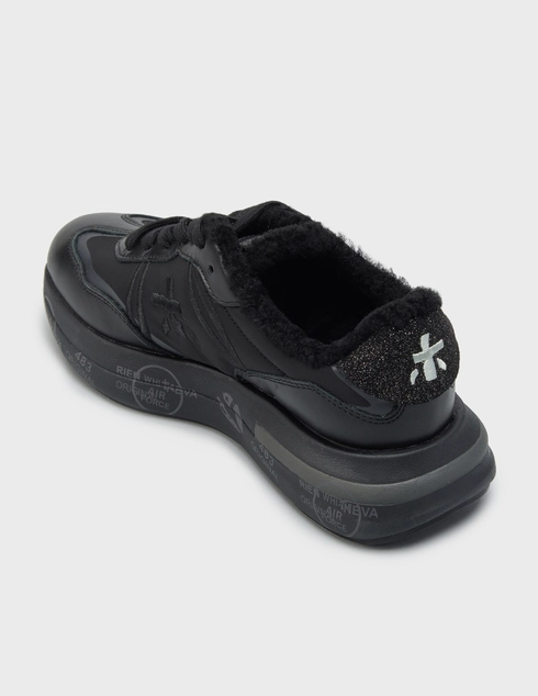 женские черные Кроссовки Premiata AGR-CASSIE_7065M - фото-2