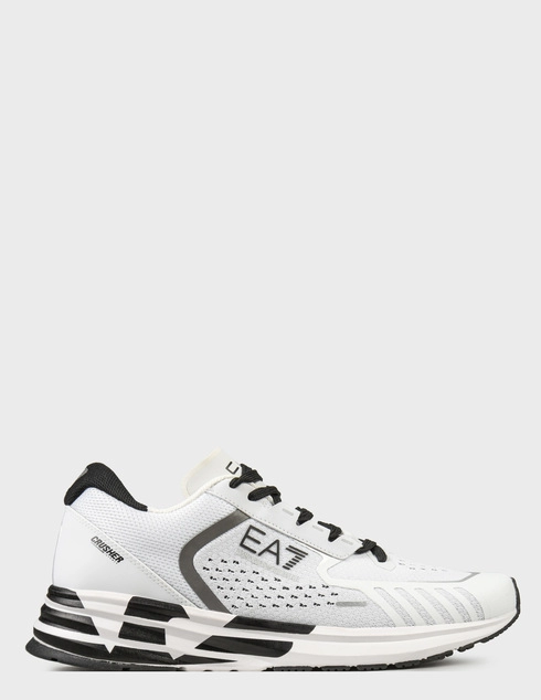 мужские белые текстильные Кроссовки Ea7 Emporio Armani 094-611_white - фото-5