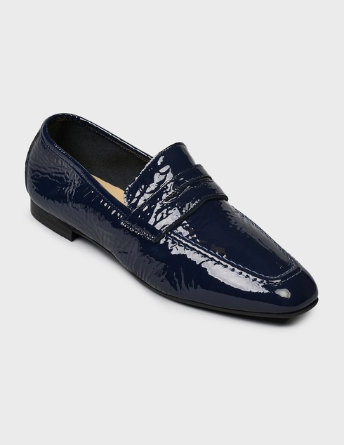 синие Лоферы Gente&Grado 9241-blue
