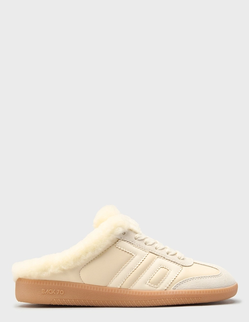 женские бежевые кожаные Кеды BACK 70 EASTER-FW26-N002_beige - фото-5