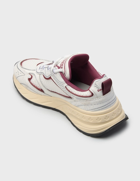 мужские белые Кроссовки Dsquared2 444_white - фото-2