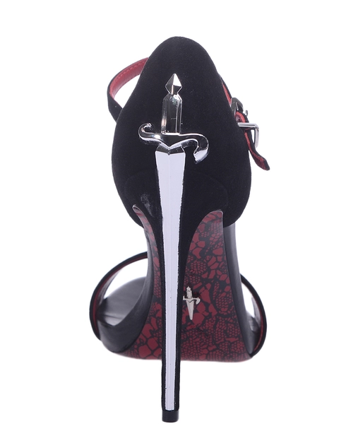 женские черные Босоножки Cesare Paciotti 994112_black - фото-2