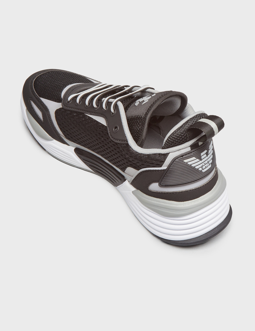 мужские черные Кроссовки Ea7 Emporio Armani AGR-X8X159XK379-N763 - фото-2