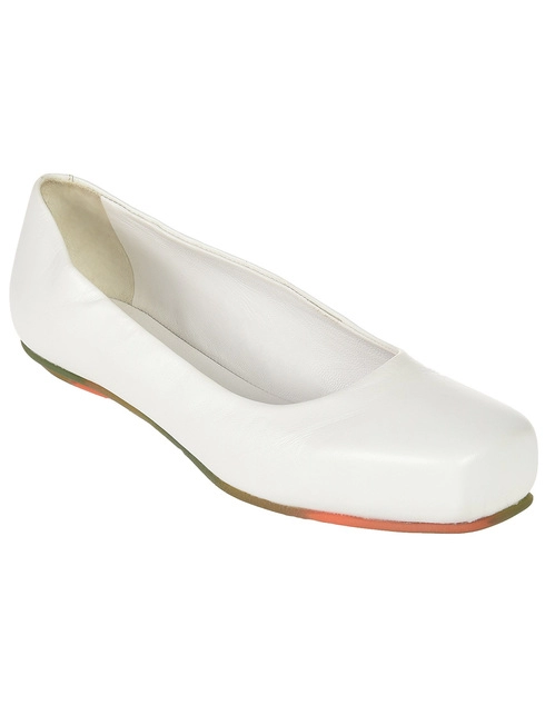 белые Балетки Jil Sander 4315-white