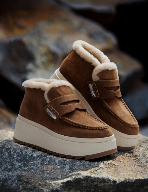 женские коричневые Полуботинки Ash AGR-MAGIC-001 - фото-6