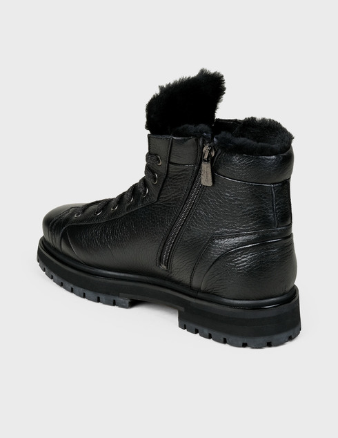 мужские черные Ботинки Santoni Sant-MBSN20880NERHRLSN01-black - фото-2