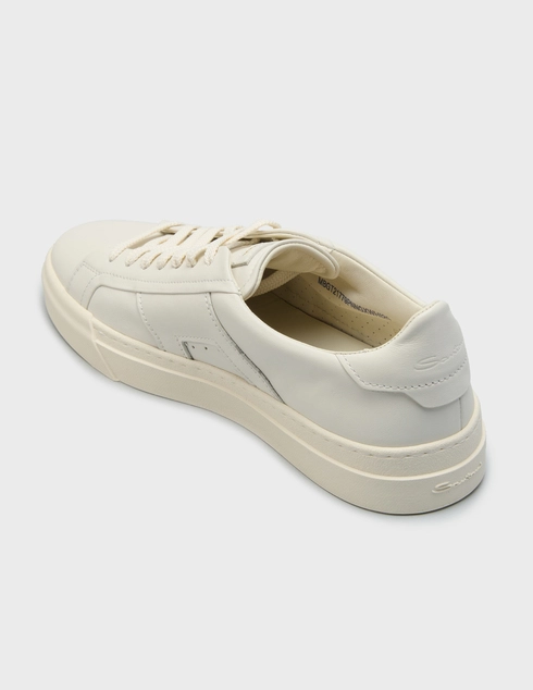 мужские белые Кеды Santoni MBGT21779-010_white - фото-2