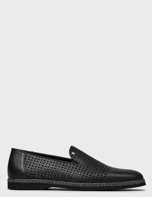 мужские черные кожаные Туфли Giampiero Nicola 40233-black - фото-5