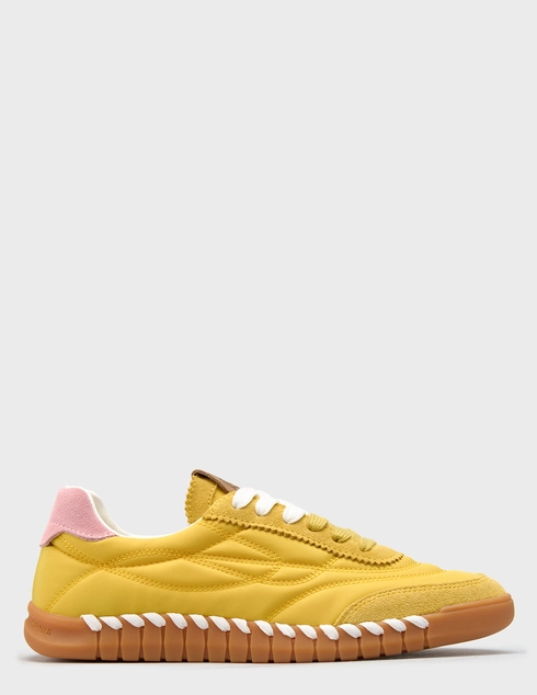 женские желтые текстильные Кеды Colors Of California 16-R-ohra_yellow - фото-5