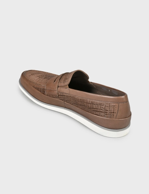 мужские коричневые Лоферы Aldo Brue 8173-brown - фото-2